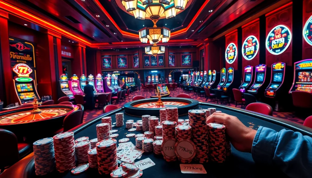 Experience excitement with 79King at a vibrant roulette table with players celebrating wins.